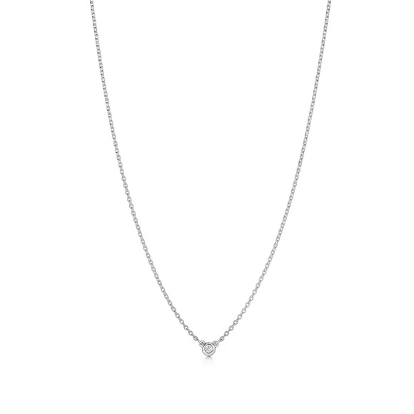 Tiffany & Co. Elsa Peretti Diamonds by the Yard PendantSterling Silver .03 ct